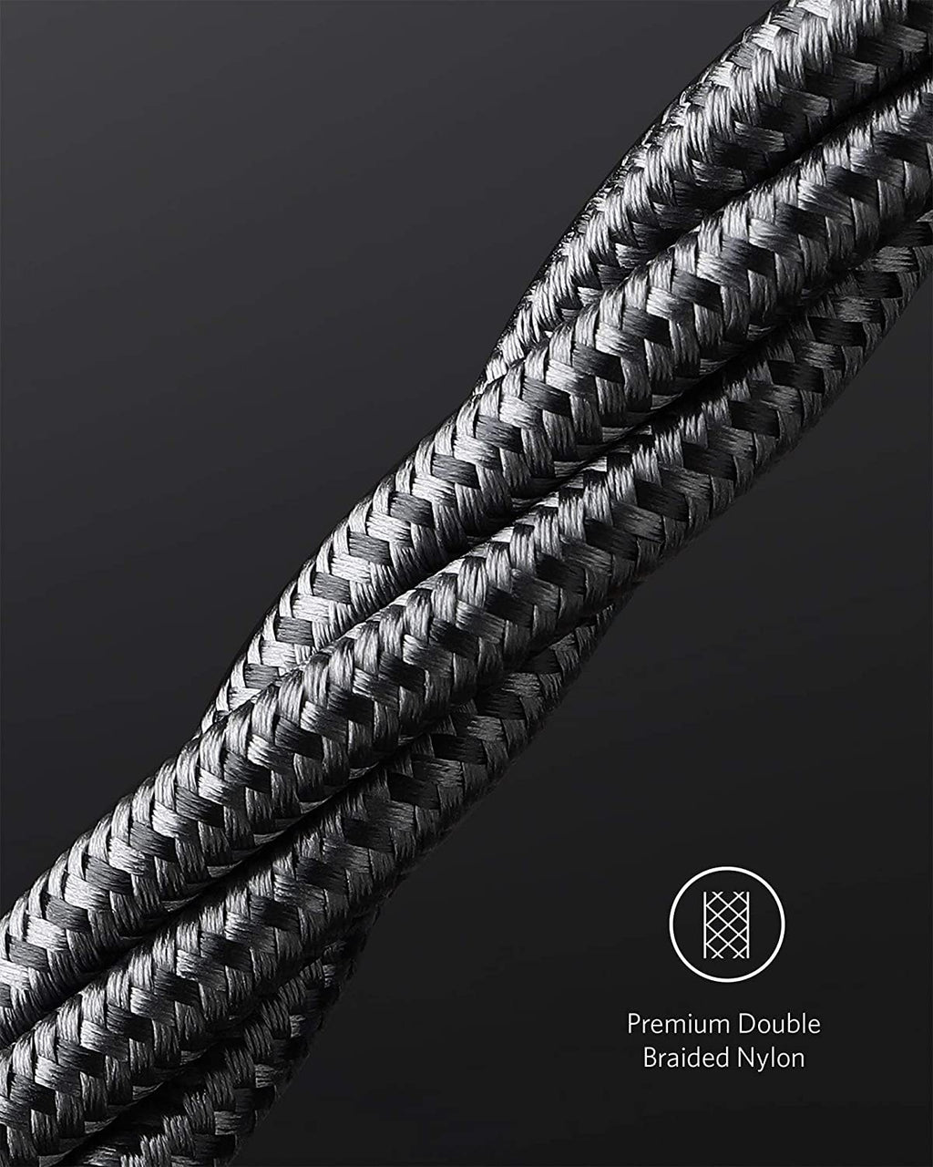 Anker Nano Charger (30W) and New Nylon USB-C to USB-C 100W Cable (10 ft)