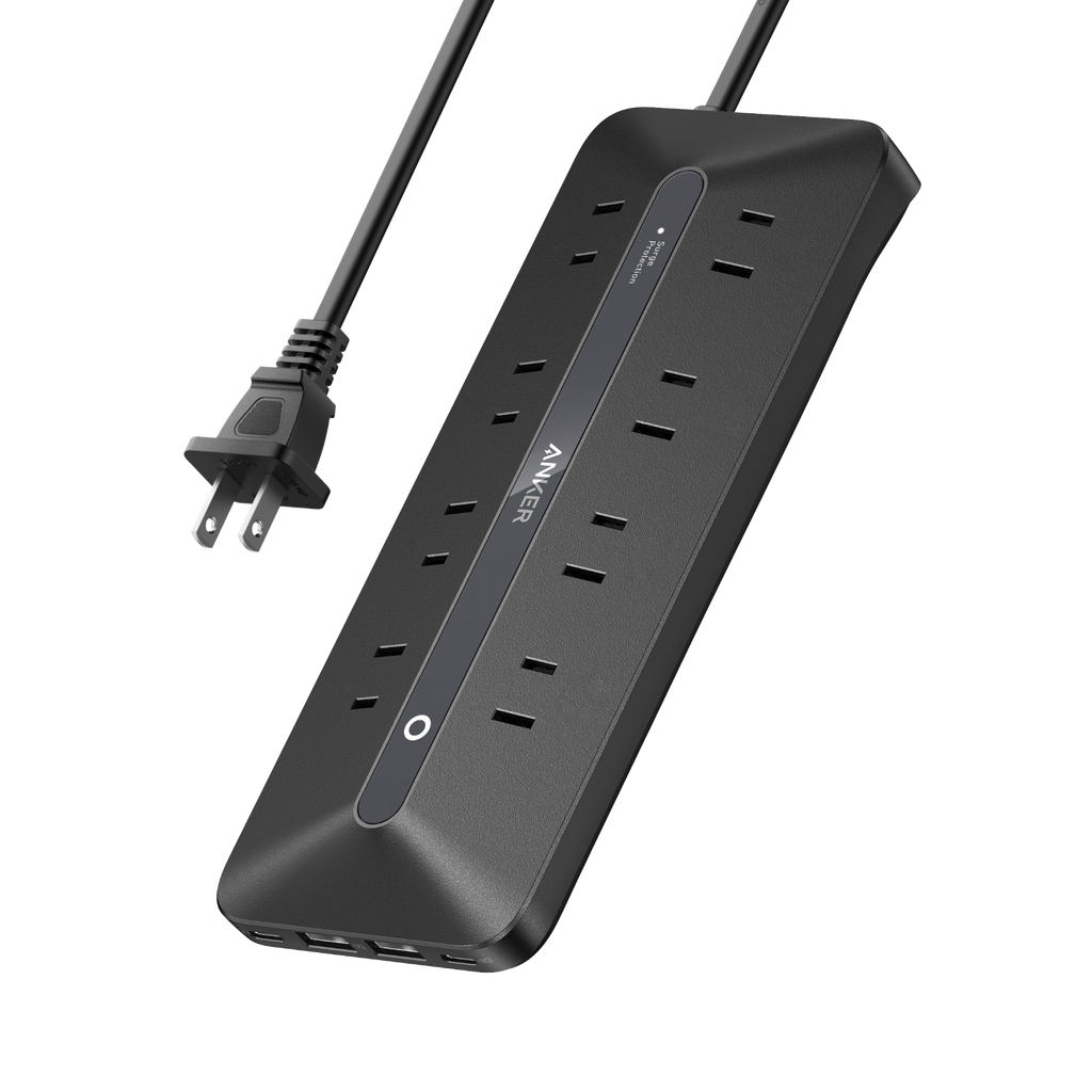 Anker power strip with multiple outlets for safe charging